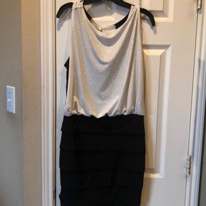 Black party dress with sequin